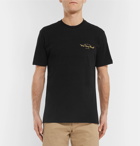 rag & bone - Logo-Embroidered Cotton-Jersey T-Shirt - Black