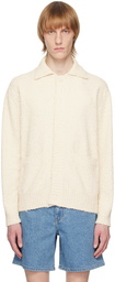 System Off-White Button-Down Cardigan