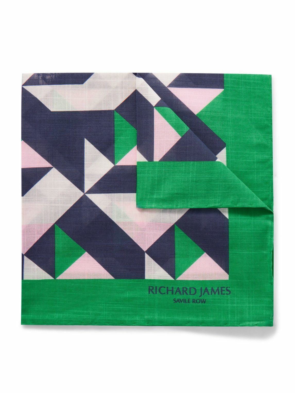 Richard James - Printed Cotton-Voile Pocket Square