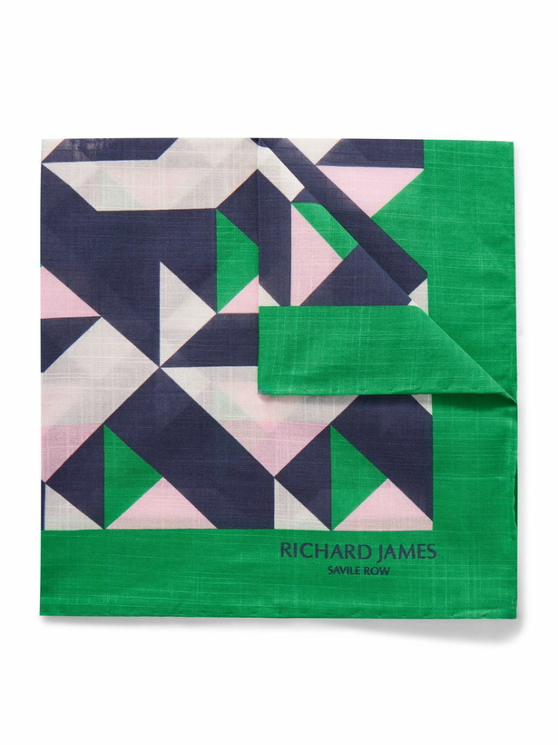 Photo: Richard James - Printed Cotton-Voile Pocket Square