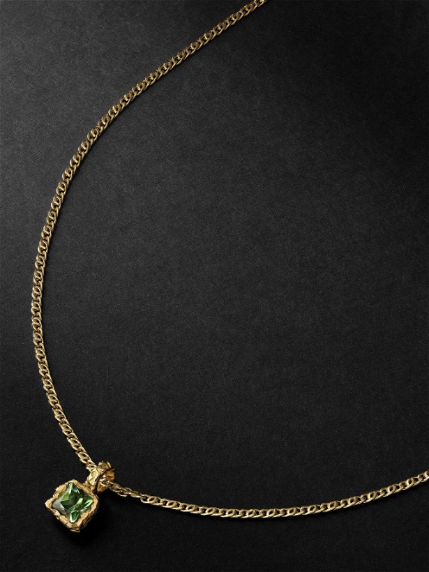Photo: Healers Fine Jewelry - Gold Sphene Pendant Necklace