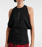 Alexander McQueen Ribbed-knit tank top