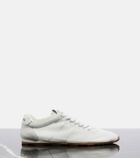 Miu Miu Plume leather-trimmed sneakers
