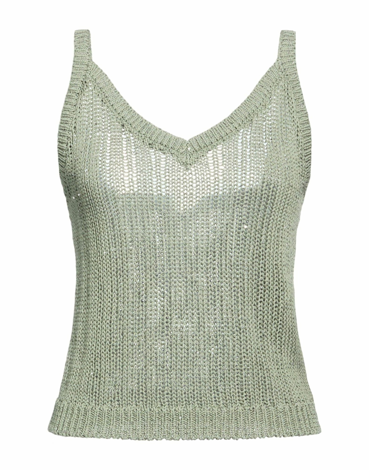 Peserico Womens Top Military in Green