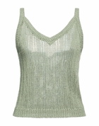 Peserico Womens Top Military in Green