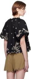 SEA NY Black Kingsley Shirt