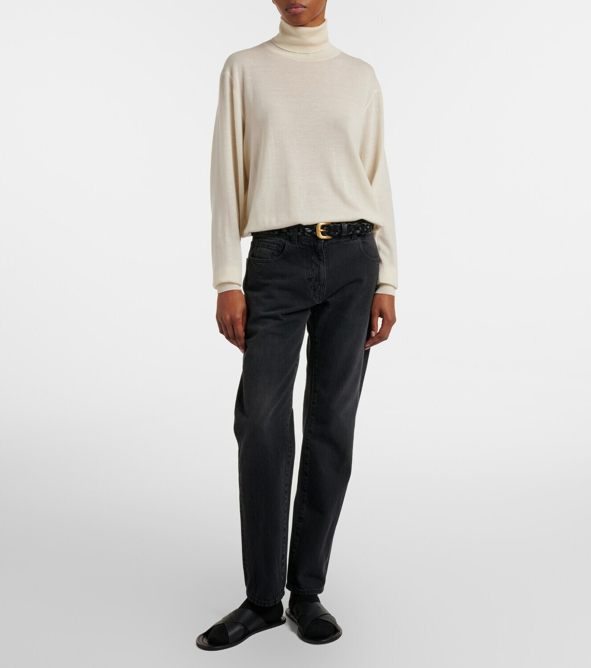 The Row Booker low-rise straight jeans