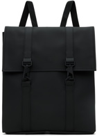 RAINS Black Mini MSN Backpack