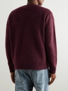 Kaptain Sunshine - Alpaca-Blend Cardigan - Burgundy