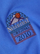 thisisneverthat - Logo-Embroidered Cotton-Jersey Sweatshirt - Blue