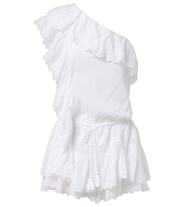 Photo: Marant Etoile Lalia embroidered ruffled minidress