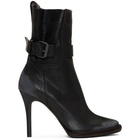 Haider Ackermann Black Varo Buckle Boots