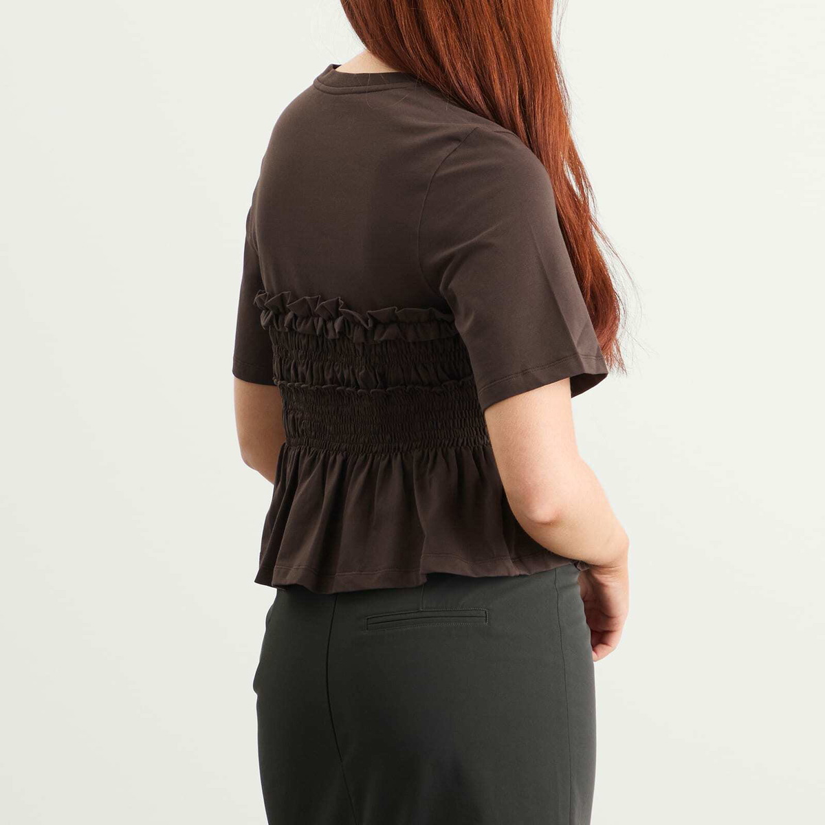 Cecilie Bahnsen Women's Vilde T-Shirt in Brown