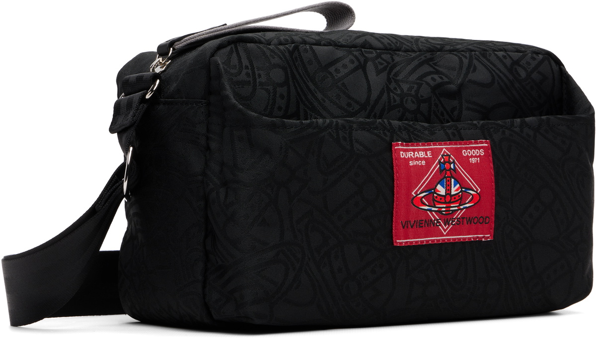 Vivienne Westwood Black Jude E/W Crossbody Bag