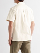 De Bonne Facture - Camp-Collar Cotton-Terry Shirt - Neutrals