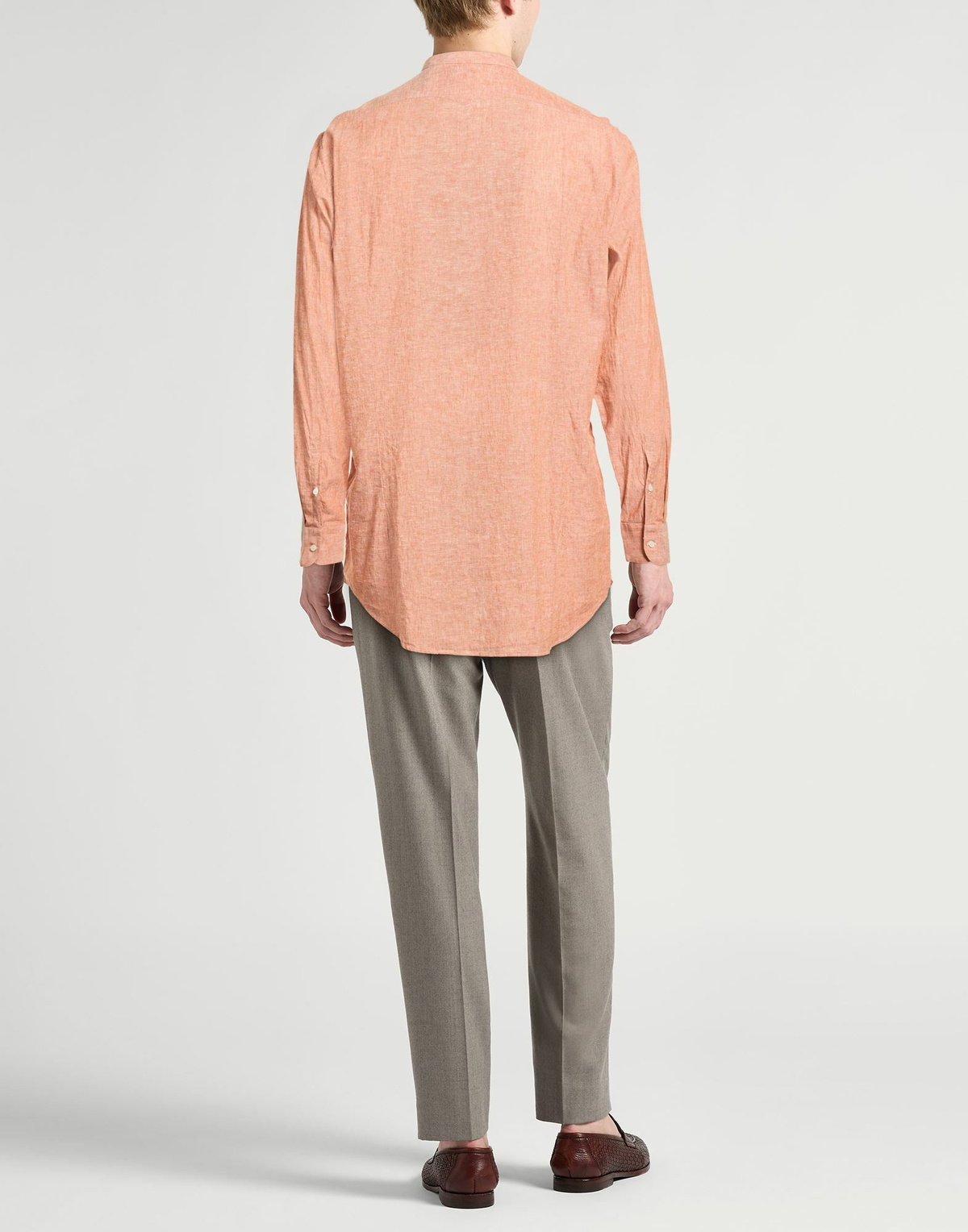 Massimo Alba Mens Shirt in Orange