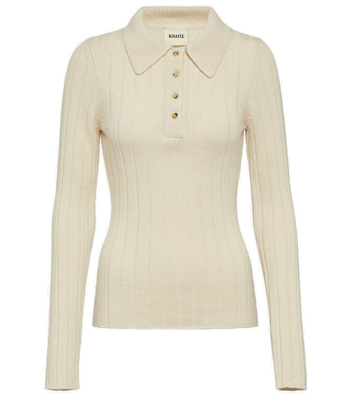 Photo: Khaite Hans ribbed-knit cashmere sweater