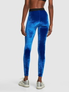 TOM FORD - Stretch Velvet Logo Leggings