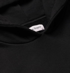 Palm Angels - Oversized Logo-Print Fleece-Back Cotton-Jersey Hoodie - Men - Black