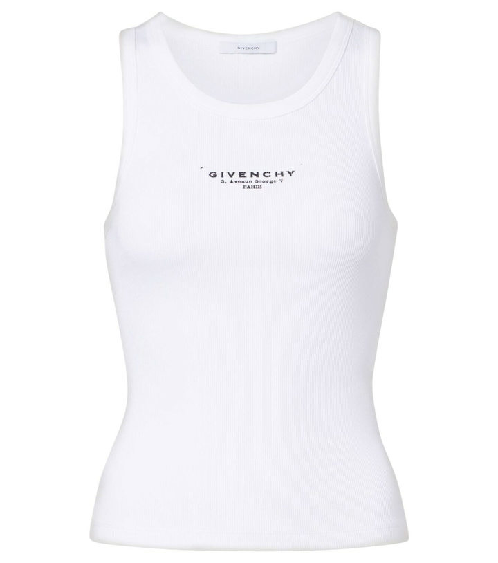 Photo: Givenchy Logo cotton tank top