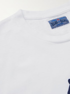 BLUE BLUE JAPAN - Muteki Printed Cotton-Jersey T-Shirt - White - S