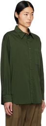 LEMAIRE Green Relaxed Shirt