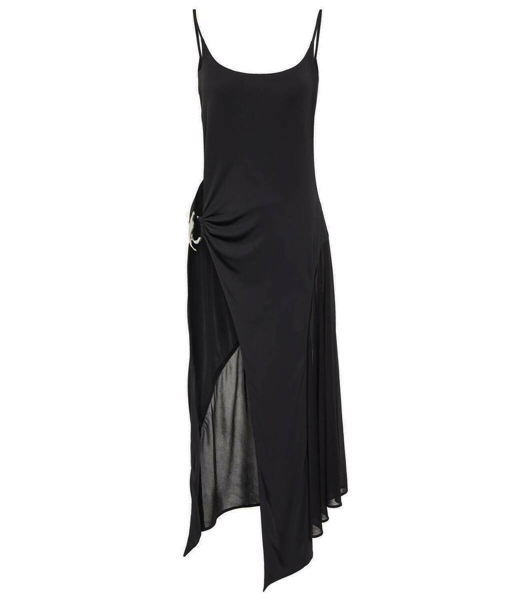 Mugler Asymmetric cutout maxi dress Mugler