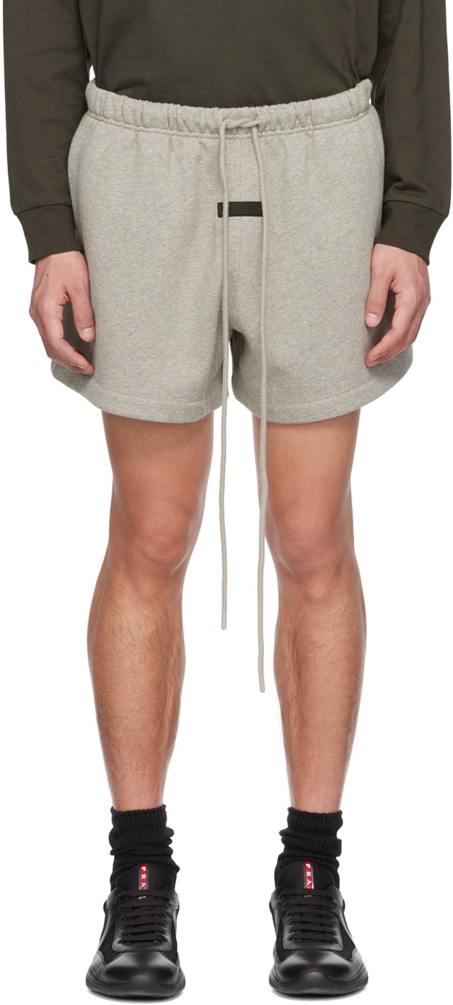 Fear of God ESSENTIALS Gray Drawstring Shorts Fear Of God Essentials