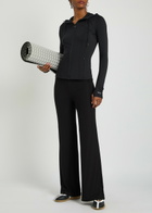 Tala Skinluxe Hooded Stretch-jersey Running Jacket Black