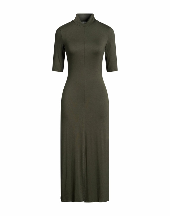 Photo: Majestic Filatures Womens Midi dress in Military green