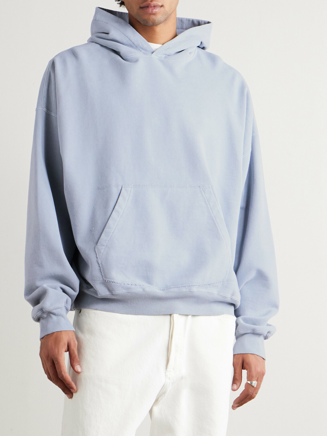 Remi Relief - Cotton-Jersey Hoodie - Blue Remi Relief