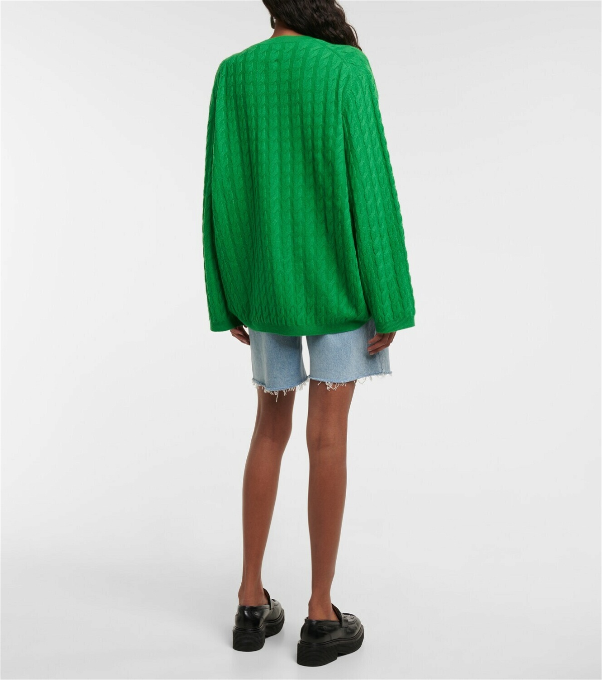 Jardin des Orangers Cable-knit cashmere sweater