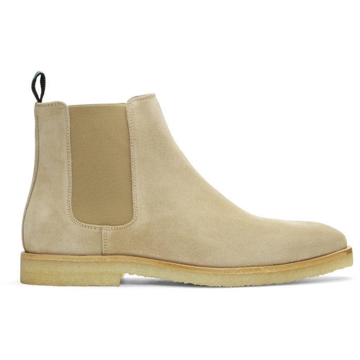 Photo: PS by Paul Smith Taupe Suede Andy Chelsea Boots 