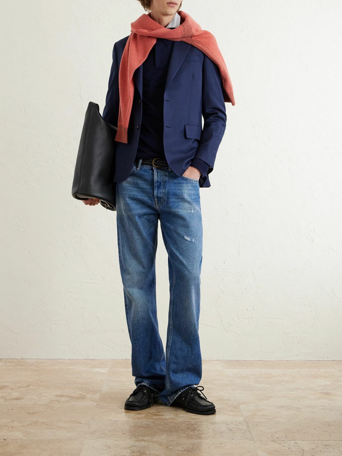 Paul Smith - Merino Wool Polo Shirt - Blue