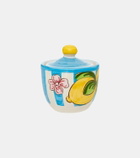 Dolce&Gabbana Casa Taormina striped ceramic sugar bowl