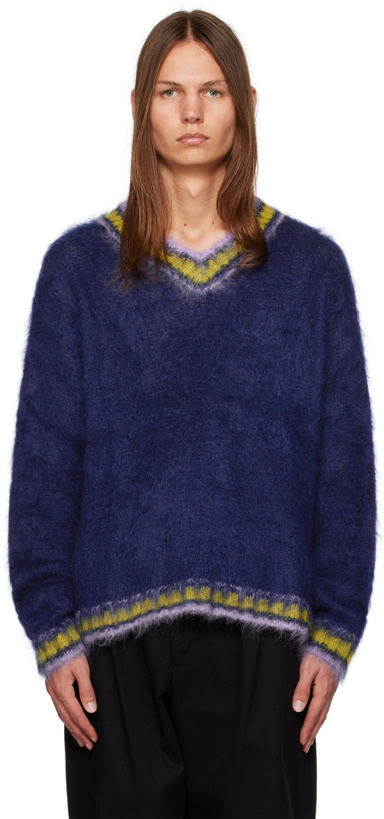 Photo: Marni Blue Striped Sweater