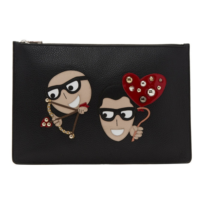Photo: Dolce and Gabbana Black Heart Designers Pouch