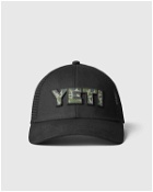 Yeti Camo Logo Badge Low Pro Trucker Hat Black - Mens - Caps