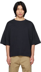 Studio Nicholson Navy Piu T-Shirt