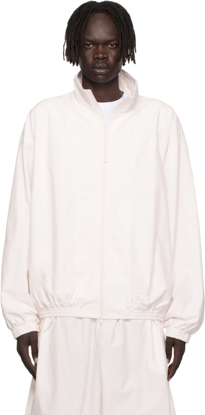 Photo: Acne Studios Off-White Logo Jacket