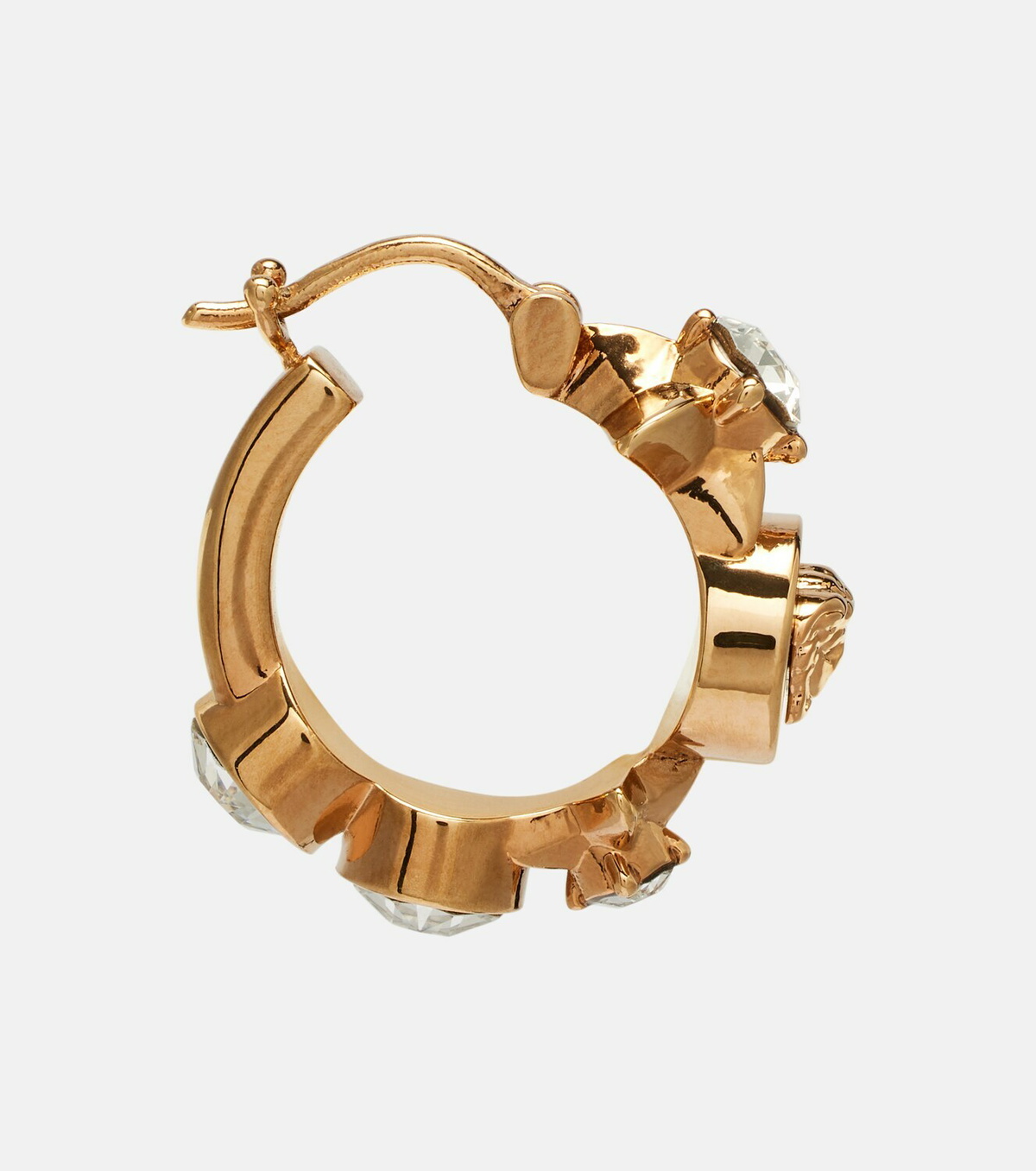 Versace Medusa Star hoop earrings
