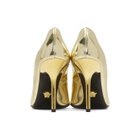 Versace Gold Palazzo Pumps