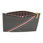 Thom Browne Grey Large Coin Pouch