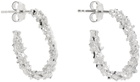 Veneda Carter Silver Small VC003 Open Hoop Earrings
