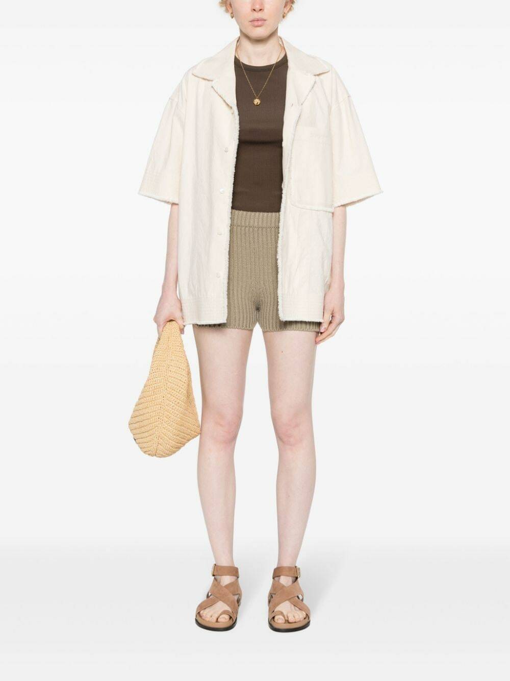 ショーツ MAX MARA COTTON KNITTED SHORTS MAX MARA - Cotton Knitted Shorts Max Mara