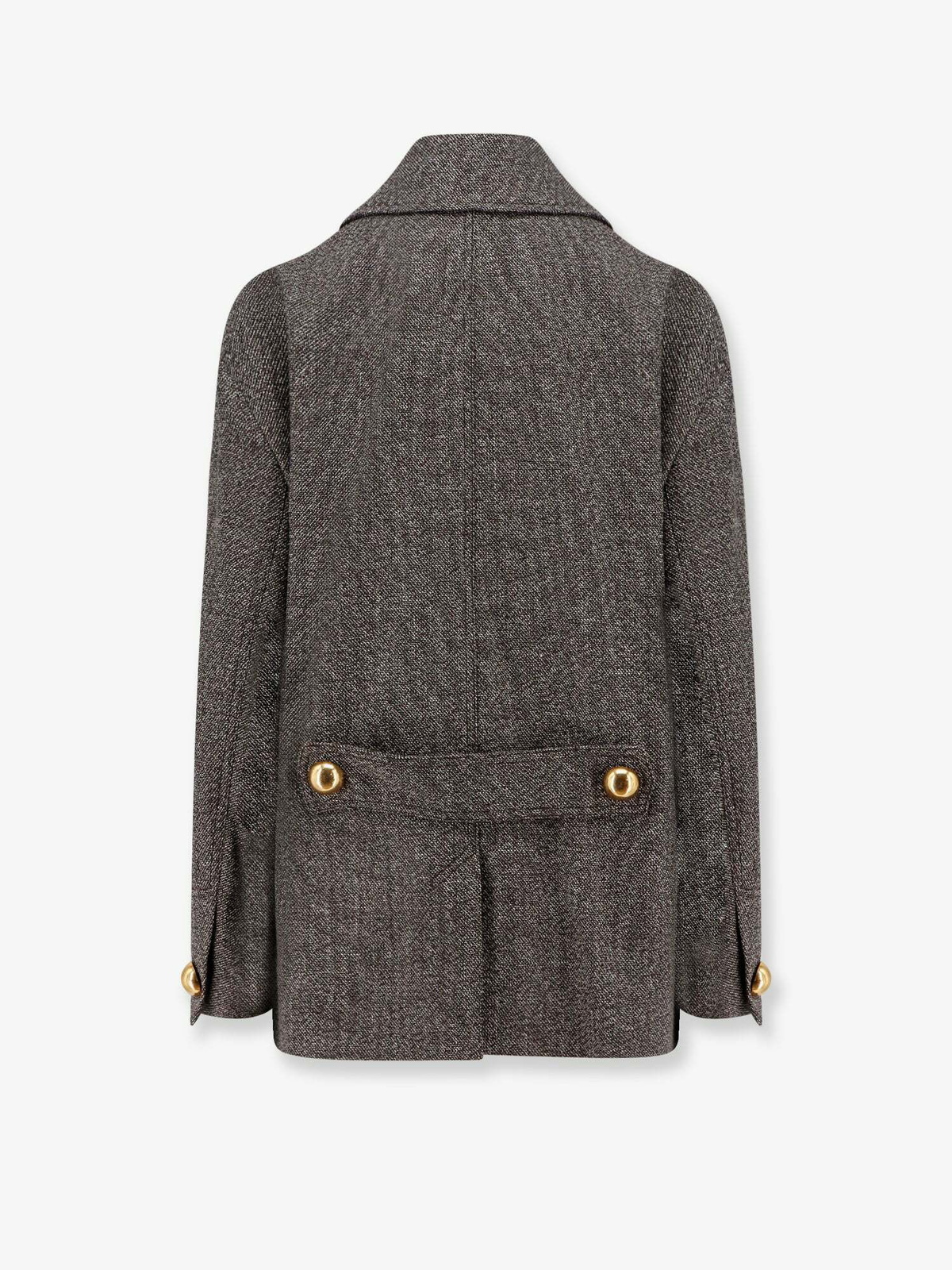 コート AMI PARIS Woman Coat Beige FCO308WV0022 263 Beige Double-Breasted Coat by AMI Paris on Sale