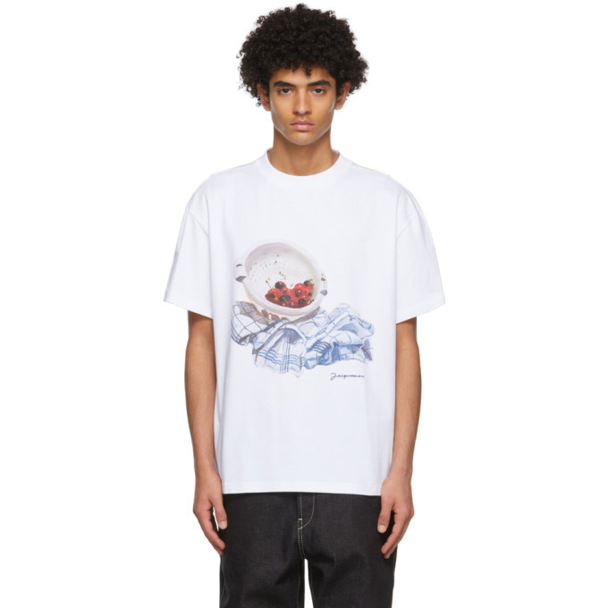 Photo: Jacquemus White Le T-Shirt Cerises T-Shirt