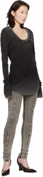 KNWLS Black Bellona Tunic Minidress