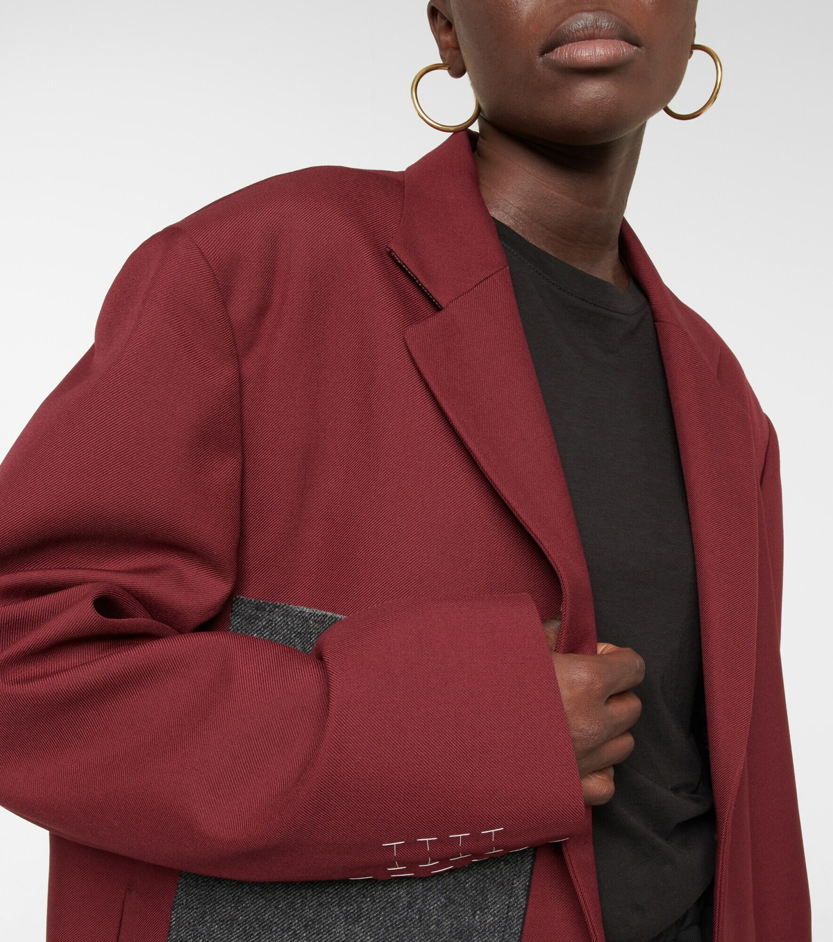 Maison Margiela - Single-breasted oversized blazer Maison Margiela