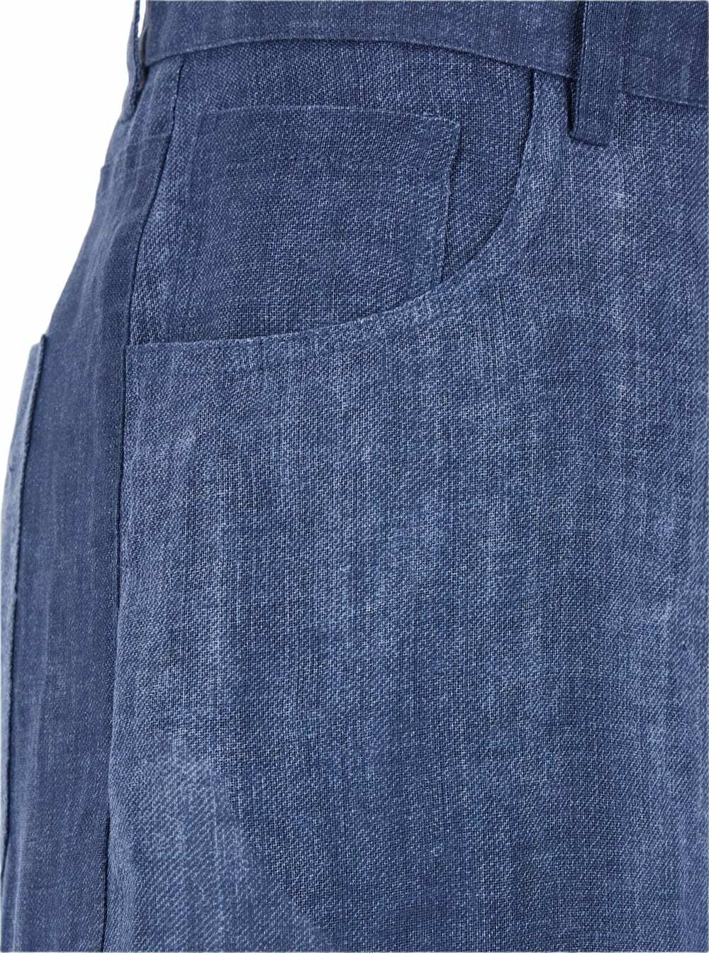Merci Blue Pants With Elastic Waist With Drawstring And Lightweight Design In Fabric Woman